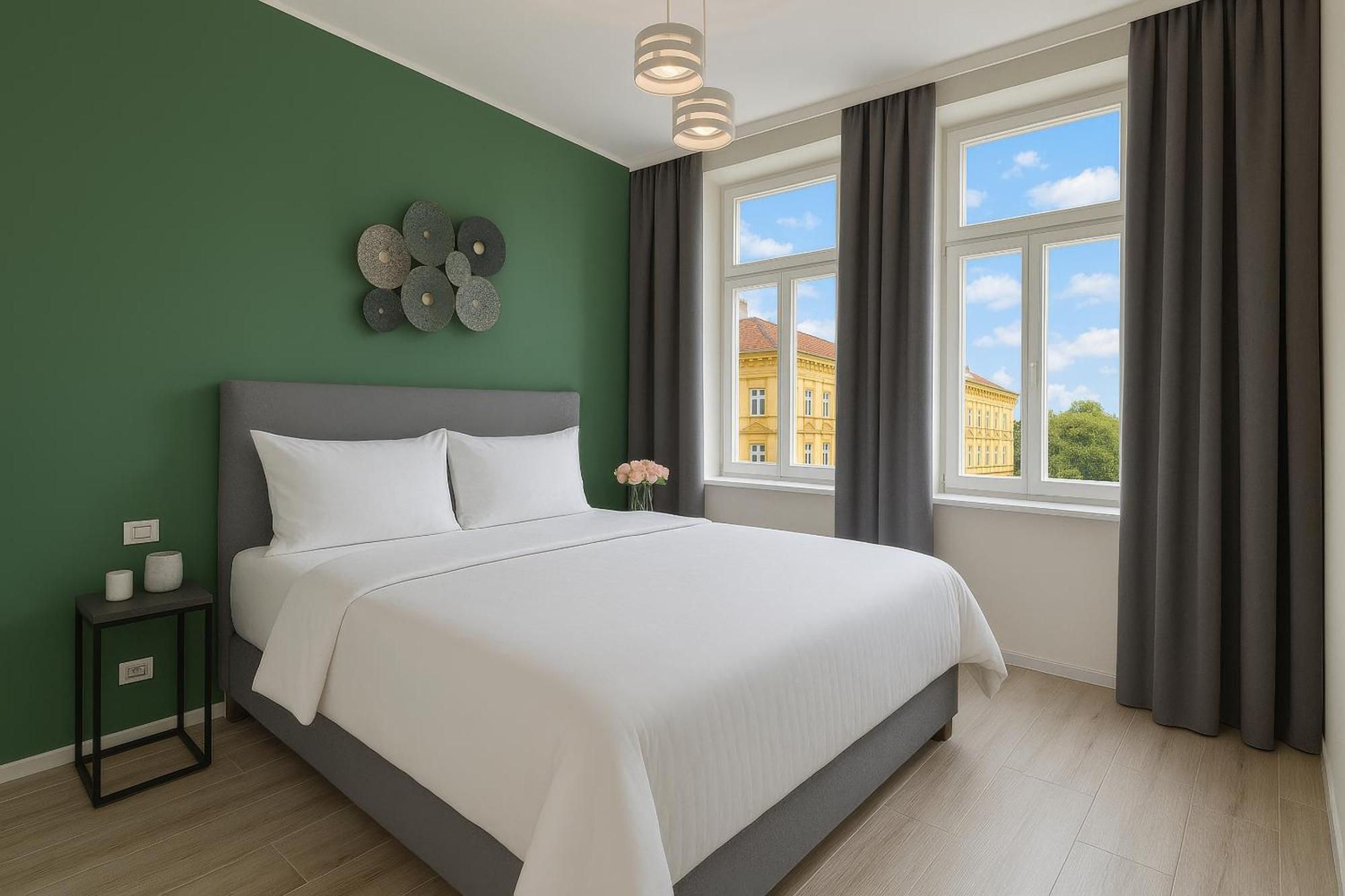Kinsky Garden Apartments And Suites By Dwellfort Prága Kültér fotó